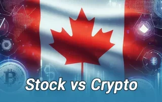 ارز دیجیتال یا سهام کانادا Crypto vs Stocks Canada