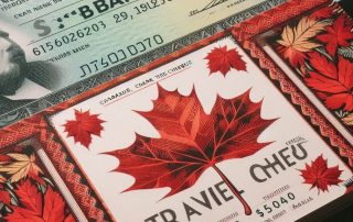 تفاوت بین چک بانکی و چک مسافرتی در کانادا